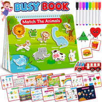 Benresive Busy Book for Toddlers 3-5 - Blue