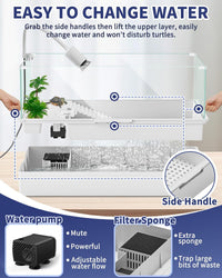 MoonOrange Turtle Tank Kit - L Kit-23.6'' x 14.1'' x 10.4'' - image 3