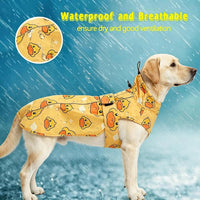 Adjustable Waterproof Dog Raincoat for Dogs - Yellow Duck / X-Large(37-55lb) - image 3