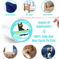 Anti Cat Scratch Tape: 4 inches x 30 Yards Cat Training Tape 100% - 6 Inches X 20 Yards - image 3