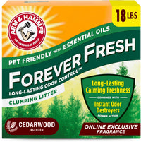 Arm & Hammer Forever Fresh Clumping Cat Litter Lavender - 18 Pound (Pack of 1) / Cedarwood