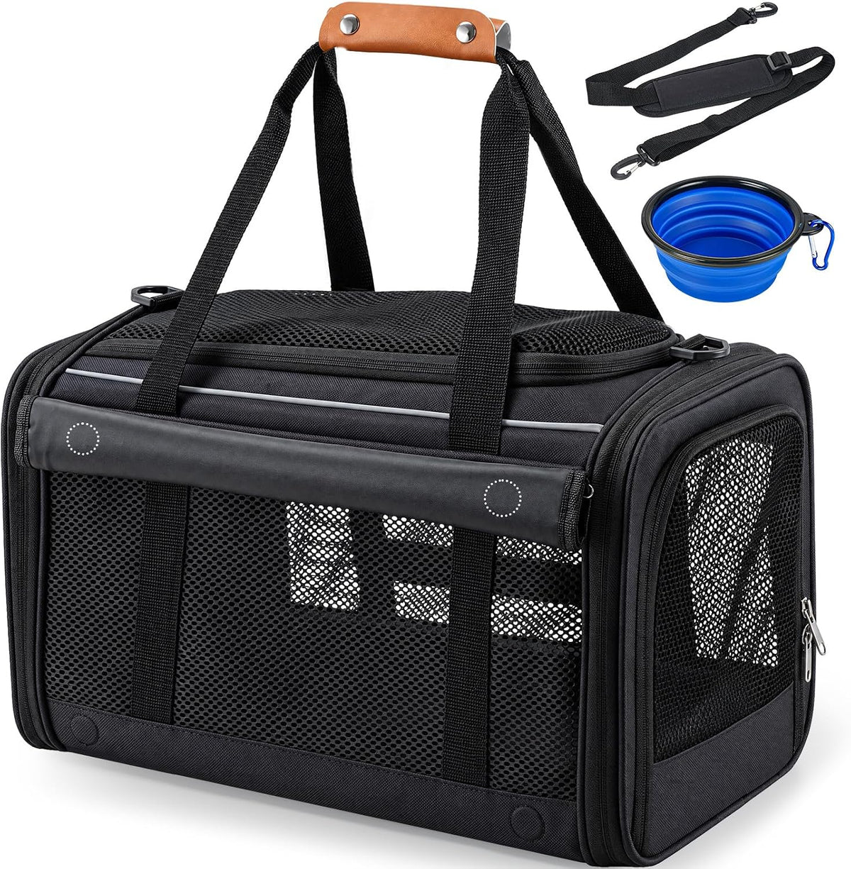 Morpilot Airline-Friendly Soft Cat Carrier, Up to 12 Lb