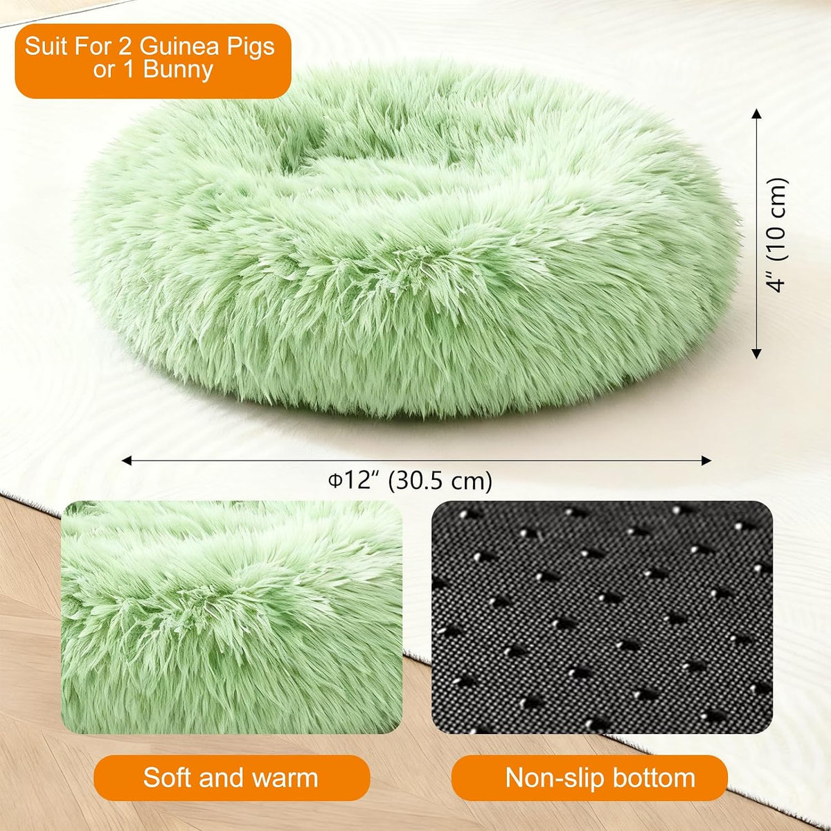 Guinea Pig Carrier Backpack - Green / 12in Bed - image 2