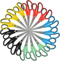 Westcott 8" Straight Stainless Steel Soft Handle Scissors - 8" Pack of 15