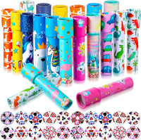 Chivao 20 Pcs Classic Kaleidoscopes Educational Toys for Party Favors - Flamingo