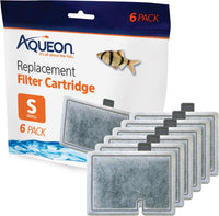 Aqueon Replacement Filter Cartridges 3 Pack – Essentials for Fish - Small - 6 pack