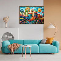 1000 Piece Puzzles for Adults, Premium Magic Book Jigsaw Puzzle – Fun for Kids & Family - Colorful Village - image 3