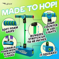 Flybar My First Foam Pogo Jumper for Kids Fun and Safe Pogo Stick - Blue Led - image 2