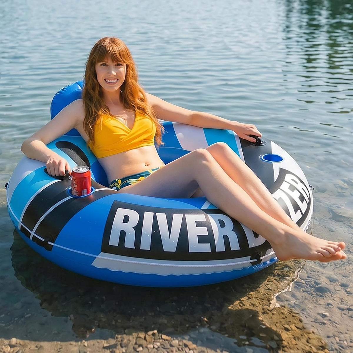 Sunlite Sports Inflatable River Tube Float - River Blazer XL