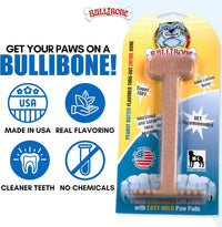Bullibone Nylon Dog Chew Toy for Aggressive Chewers - Peanut Butter / Large - 2 Pack - image 4