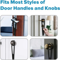 Neobay Cat Door Latch with Stabilizer - Black 4 Packs - image 4