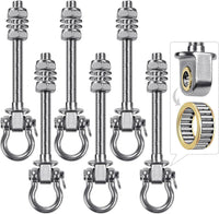 SELEWARE stainless steel swing hangers 2 pack, heavy duty eye hooks for wood beams - view 4