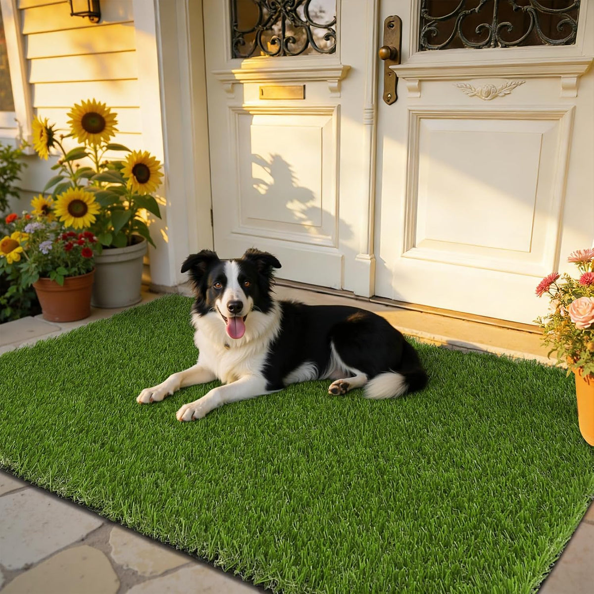HEBE Fake Grass Turf Rug 20''x30'' - 35"x59"