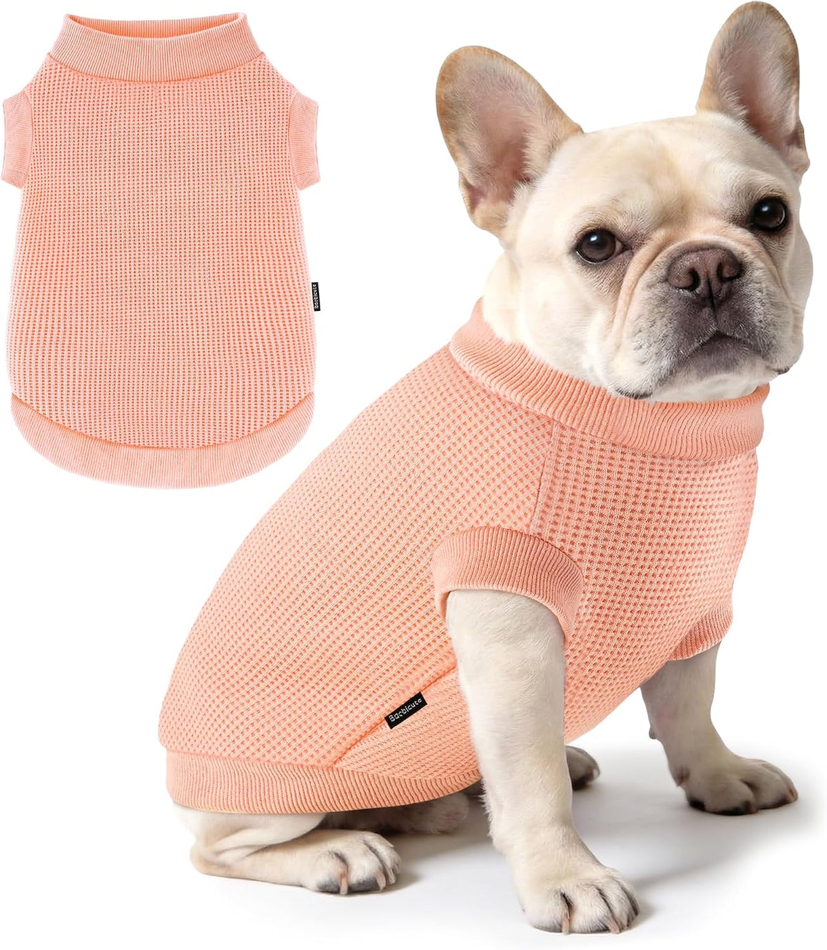 3 Pack Dog Shirt for Small Supplies Functional Waffle Dog Clothes - Orange / XL (Back: 17.7",Chest: 22.8", 18-22Ibs)