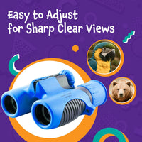 Think Peak Blue Binoculars Science Toy for Kids Ages 3-12 Years - Blue - image 4
