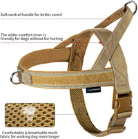 Annchwool No Pull Dog Harness with Soft Padded Handle - XL / Brown Set - image 4
