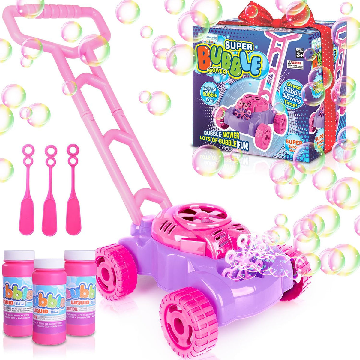 ArtCreativity Bubble Lawn Mower for Toddlers 1-3