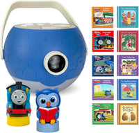 Kids Pink Book Projector, 5 Read Aloud Fairytale Stories - Thomas, Owl & Projector