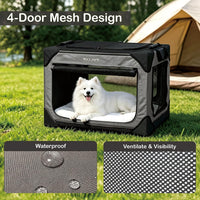 Collapsible Dog Crate for Large Dogs 36 Inch - Dark Grey / 42.0"L x 31.0"W x 31.0"H - image 3
