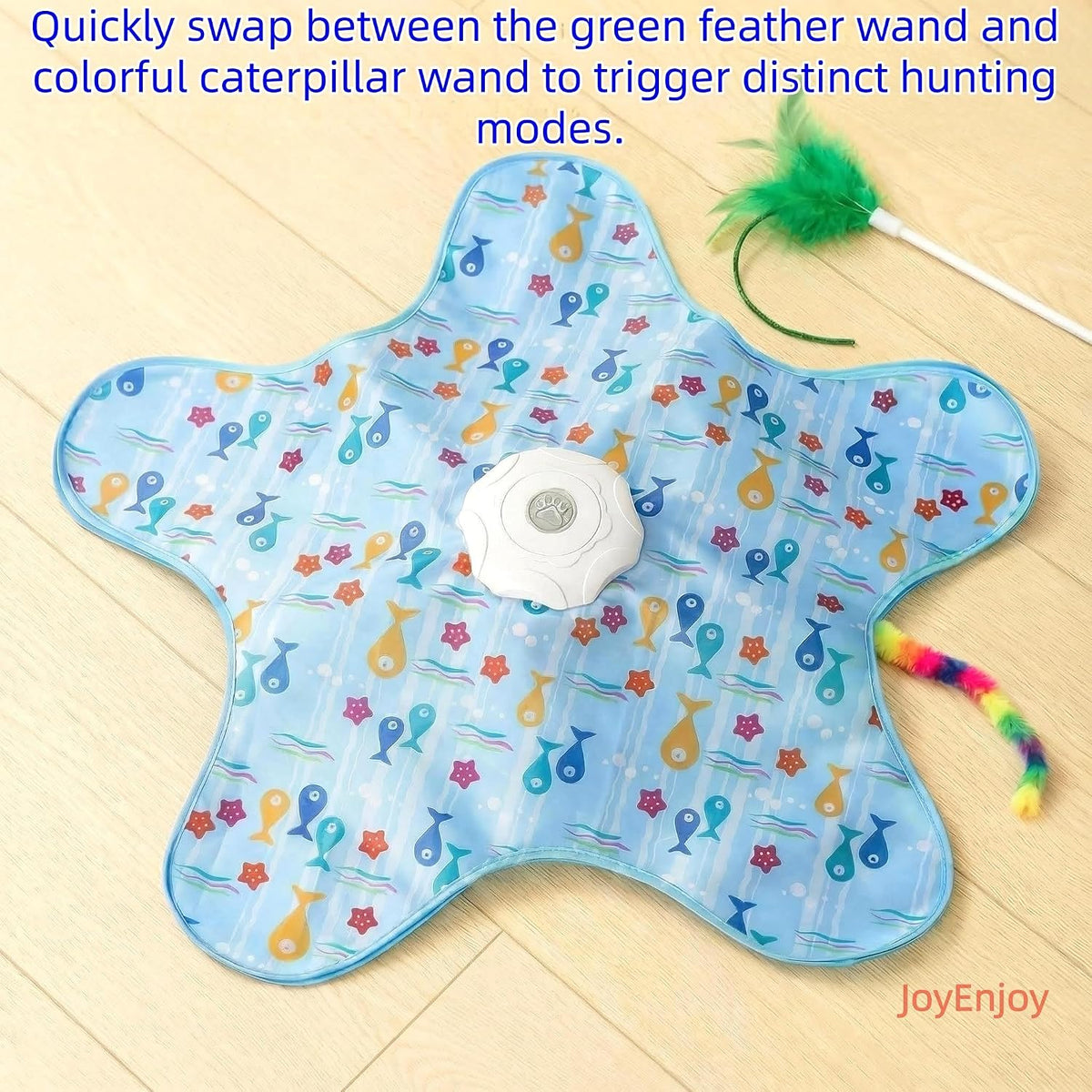Hide and Seek Interactive Cat Toys - Fish Cover - image 4