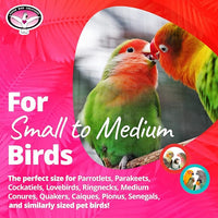 Super Bird Creations SB1152 Sure-Grip Grooming Perch for Small/Medium Birds - Enriches Beak and Foot Health - Ideal for Cockatiels, Parrots, Parakeets, Conures, Quakers - 3/4" Diam x 8" (Medium)