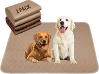 Paw Legend Washable Reusable Dog Pee Pads Super Absorbent - 30"X32" / Brown & Tan