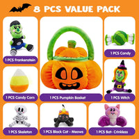 JOYIN baby pumpkin Halloween playset with play pieces and a pumpkin basket - view 7