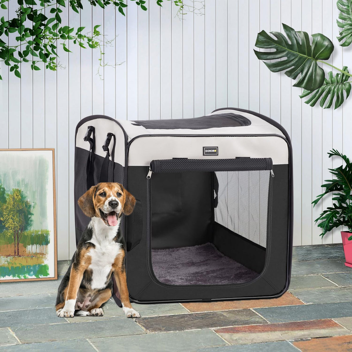 Dog Kennels and Crates for Medium Dogs - Black / 32.0"L x 21.0"W x 26.0"H - image 4