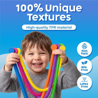 BUNMO Stretchy Strings, Stimulating & Fun Fidget Toys for Kids - Textured - 6 Pack - image 4