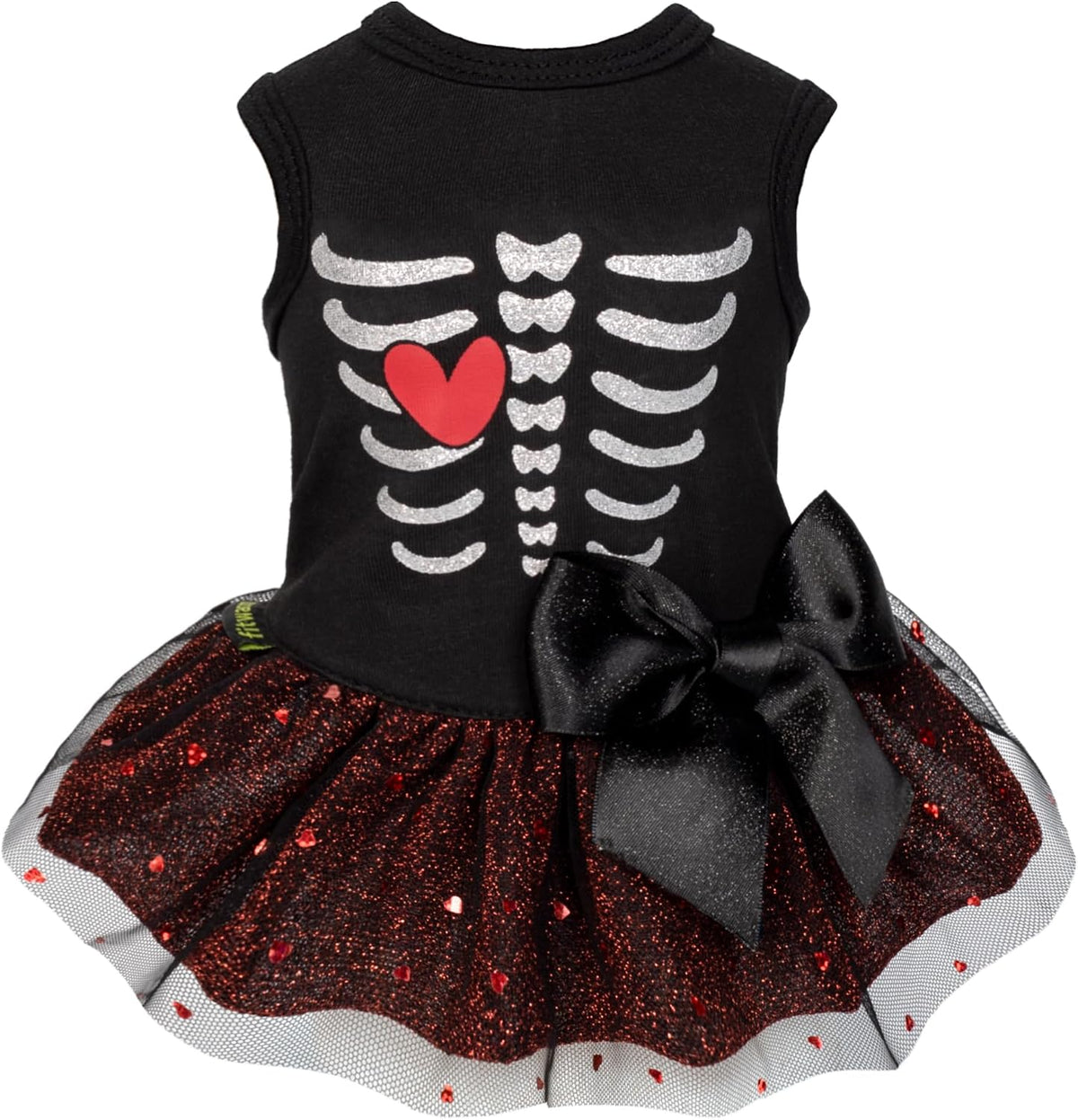 Fitwarm Halloween Skeleton Dog Dress - Large / skeleton
