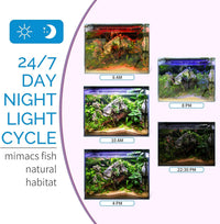 hygger Advanced LED Aquarium Light with Timer - 12"- 17"(14W) - image 2