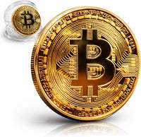 Collector's Bitcoin Coin, Commemorative Crypto Token