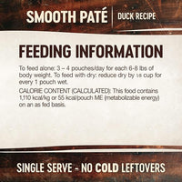 Wellness CORE Tiny Tasters Pate Adult Wet Cat Food, Natural, Protein-Rich, Grain Free, 1.75-Ounce Pouch, 12 Pack, (Duck)