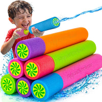ArtCreativity foam water guns for kids, 6 pack of 13 inch water blasters