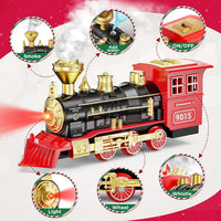 Hot Bee steam locomotive train toy engine with smoke, flashing headlights and sounds - view 6