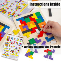 3 Otters Wooden Tangram Puzzle - Medium (Pack of 3) - image 3