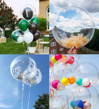 20 Inch Bobo Balloons, Large Bubble Balloons - 20 Inches/30 Pack / Transparent - image 4
