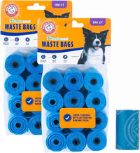 Arm and Hammer Easy Tear Dog and Cat Waste Bags - Blue / 180 Count (Pack of 2)