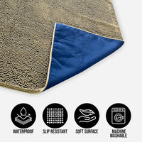 Muddy Mat Dog Blanket - Chenille Water Absorption Blanket for Bed & Couch Cover for Dogs Washable - Beige / 29" x 40" - image 2