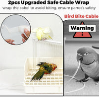 Automatic Parakeet Bird Bath with Pump - White - image 2