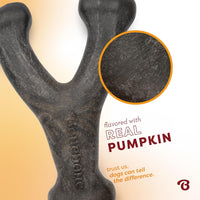 Benebone Wishbone Dog Chew Toy for Aggressive Chewers - Limited Edition: Pumpkin / Large - image 3