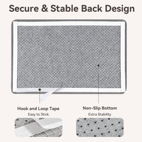 Cat Scratcher Mat, 23.6"x15.7" Natural Sisal Cat Scratch Pad – Essentials for Cats - Gray / 1 Pack-23.6"x15.7" - image 3