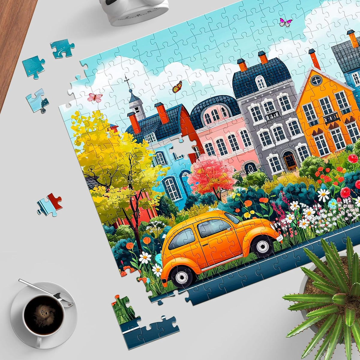 Funny Dog Pizza Jigsaw Puzzles, Food Kitchen - Small Town - image 4