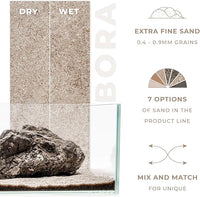 Ultum Nature Systems Controsand Bora Aquarium Sand (8L) - Freshwater Tank Substrate for Live Shrimp & Planted Aquariums