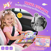 JoyCat seek and find activity book with dry erase markers, cloth and storage bag - view 11