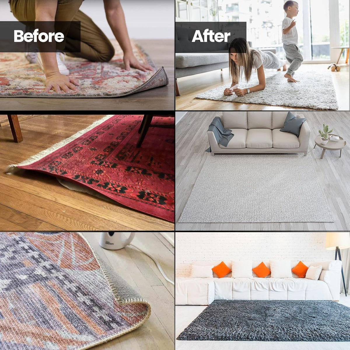 Muddy Mat | Absorbent Microfiber Chenille Door Mat Grey 24" x 35" with Heavy Duty Non-Slip Rug - 24" x 60" / Seafoam Green - image 3