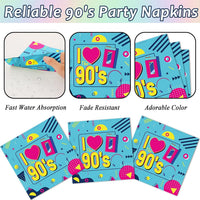 CHUNNIN 200 PCS Gone Fishing Party Plates Napkins Fishing Tableware - I Love The 90s - image 4