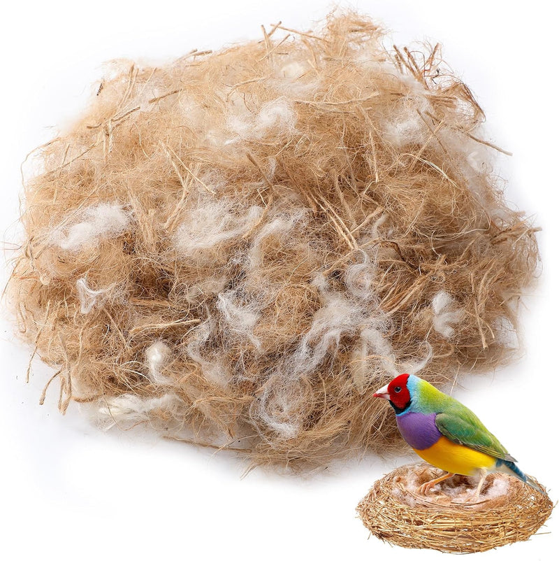 120 g/4.23 oz Bird Nesting Material Mixing Parakeet Nest Material – Essentials for Birds