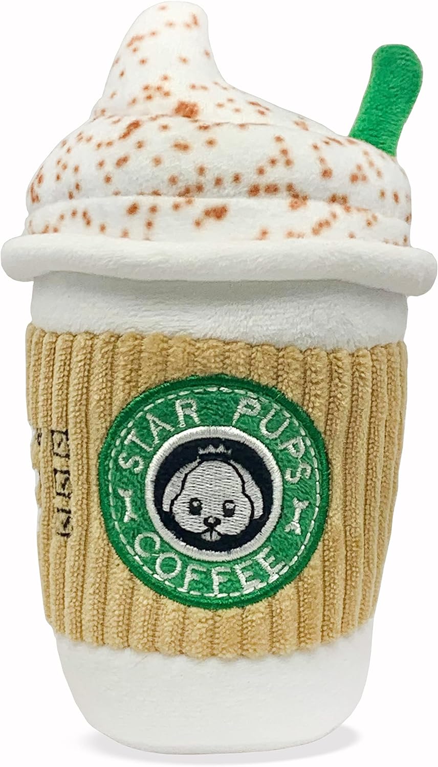 Nestpark Parody Star Pups Coffee Dog Toy Pup'kin Spice Latte