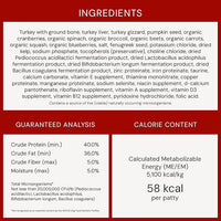 Stella & Chewy's Freeze-Dried Raw Dinner Patties - Turkey Recipe - High Protein Grain-Free Puppy & Dog Food - Perfect For Picky Eaters - 5.5 oz